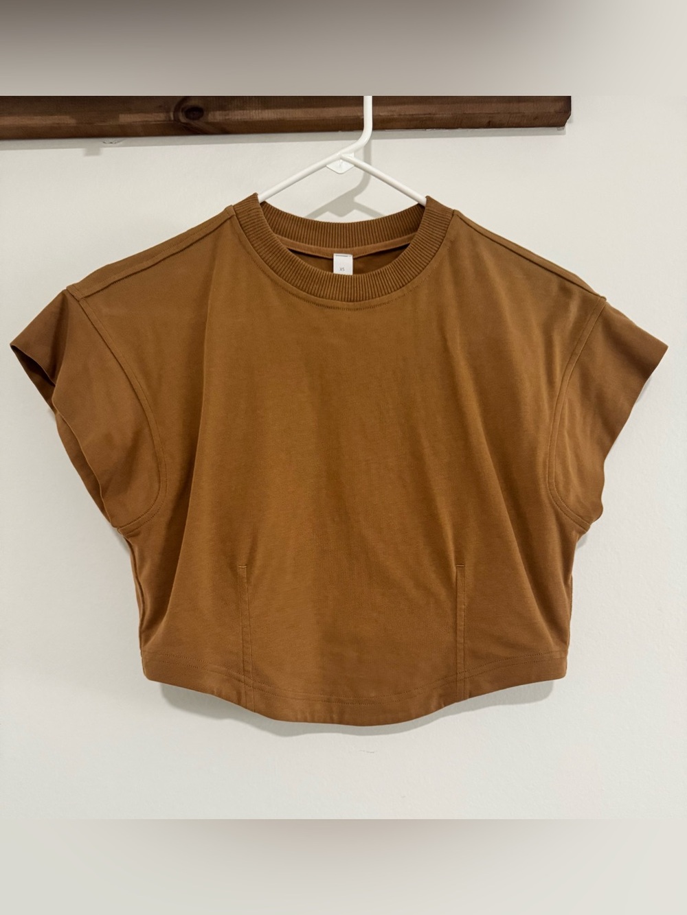 Lululemon Cropped Dolman Sleeve Top - Brown